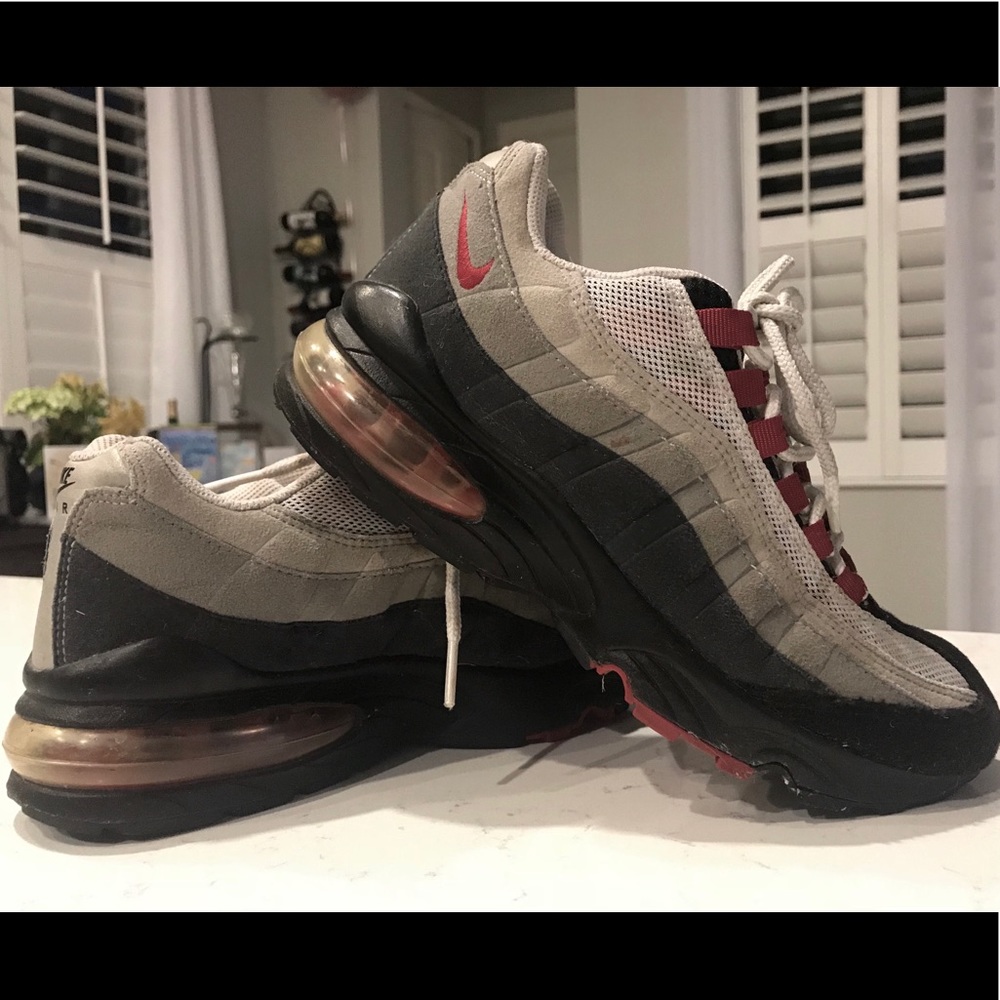 AirMax 95 red and gray